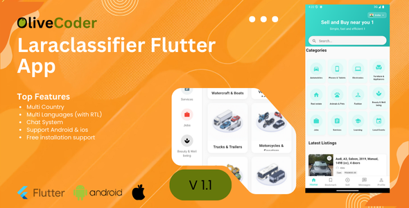 Webinar - Learn about Laraclassifier Flutter App