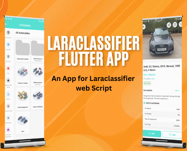 Laraclassifier Flutter App First Banner